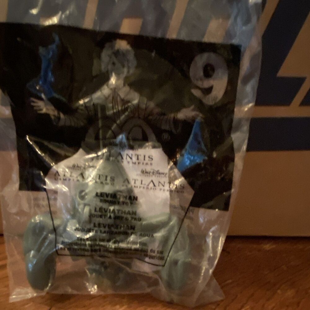 McDonald's Disney Atlantis The Lost Empire #9- Leviathan Squirt Toy (2001)